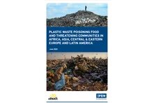 Cover "PLASTIC WASTE POISONING FOOD AND THREATENING COMMUNITIES IN AFRICA, ASIA, CENTRAL & EASTERN EUROPE AND LATIN AMERICA"